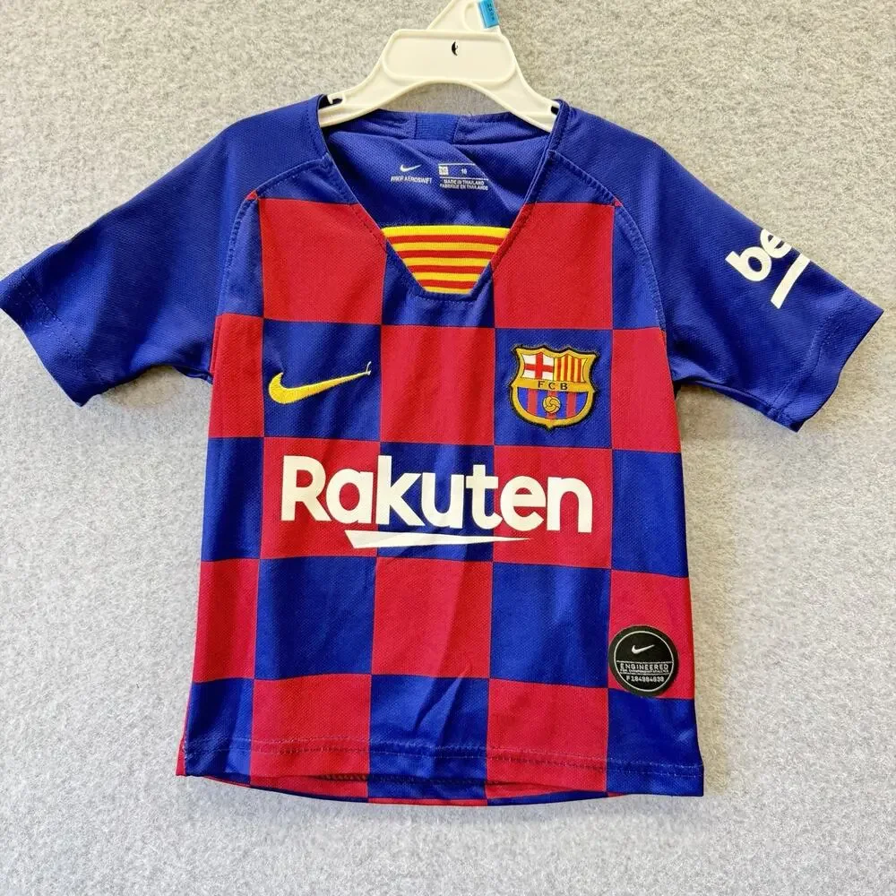 BARCELONA NIKE 2019/2020 FOOTBALL HOME JERSEY #10 MESSI Boys YOUTH L AJ5801-457